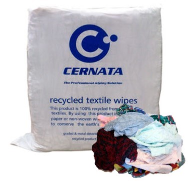 Coloured Towelling Rag - Mixed Colours Poly Pack 10kg